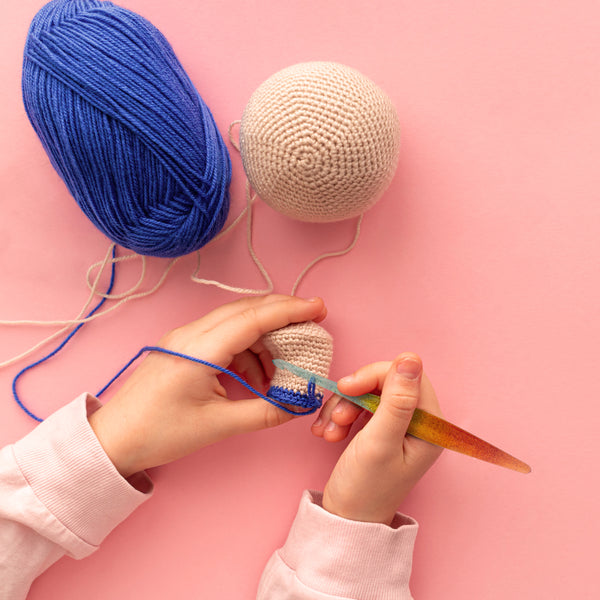 Ommi Ergonomic Handle Crochet Hooks | Handcrafted 6.7’’ Crochet Hook | Knitting Needle, Craft Yarn Weave | Best Gift!